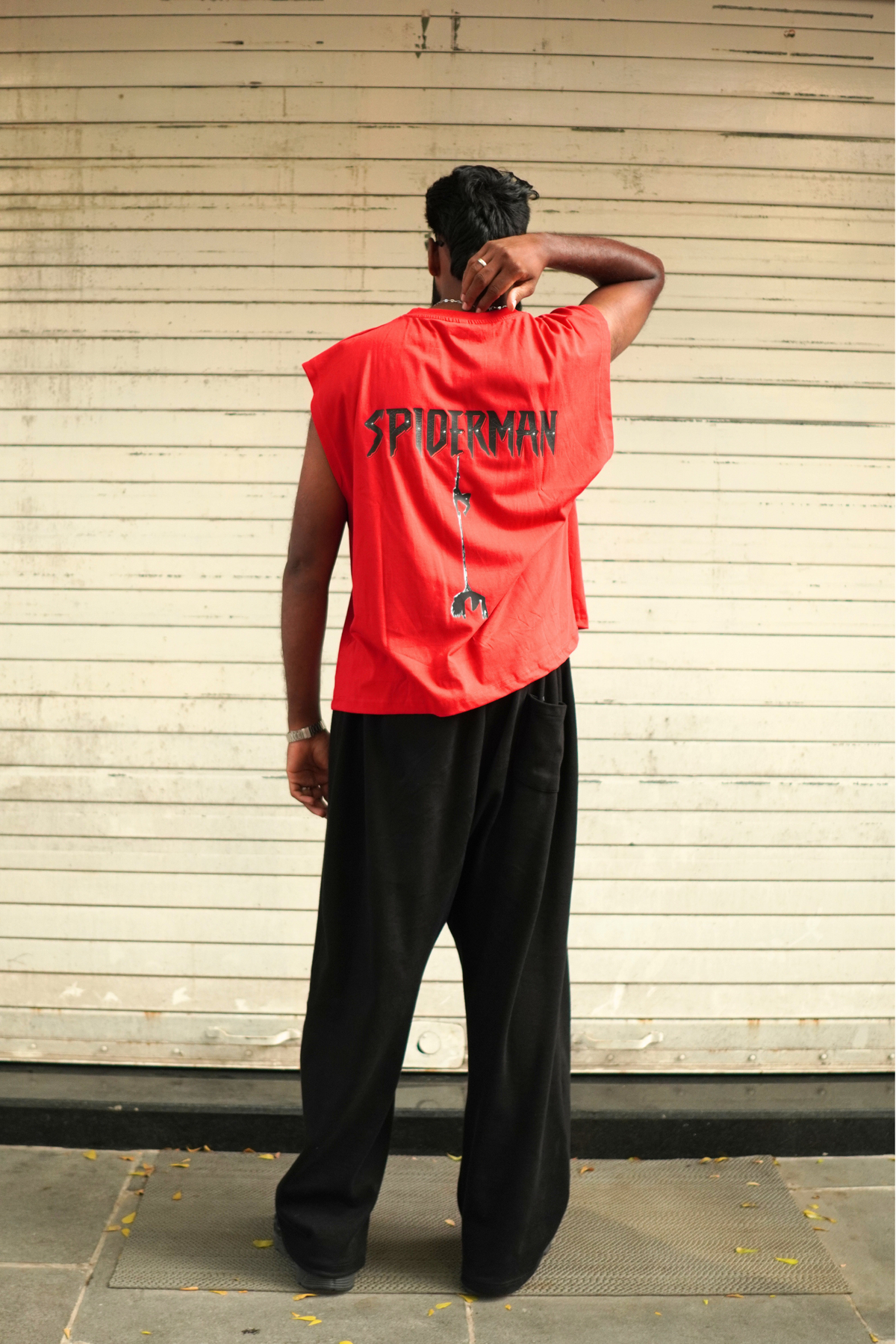 SPIDERMAN RED BOXY FIT
