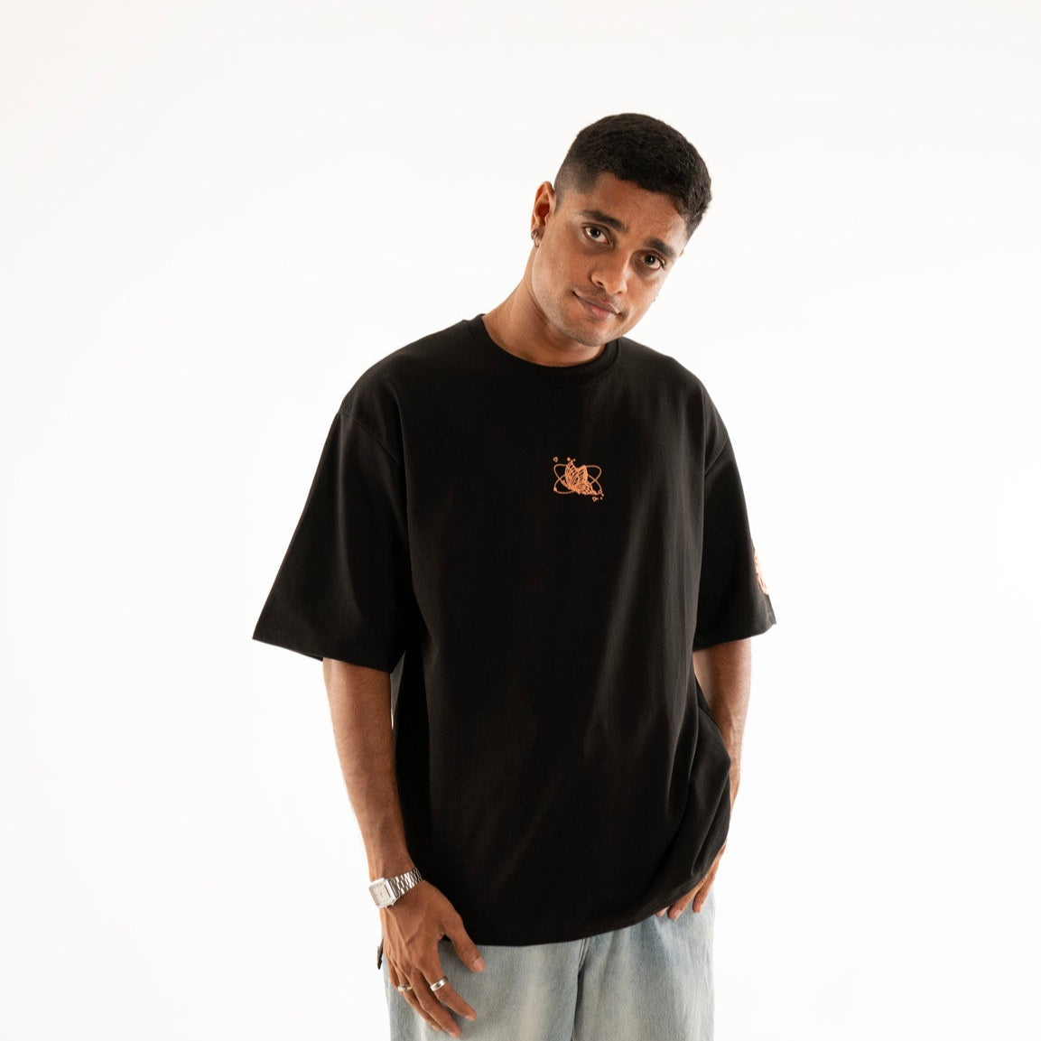 MEMORIES BLACK OVERSIZED HEAVYWEIGHT T-SHIRT