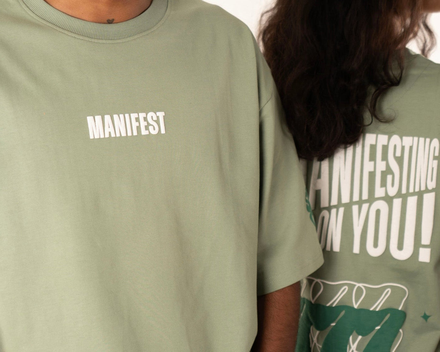 MANIFEST GREEN OVERSIZED HEAVYWEIGHT T-SHIRT