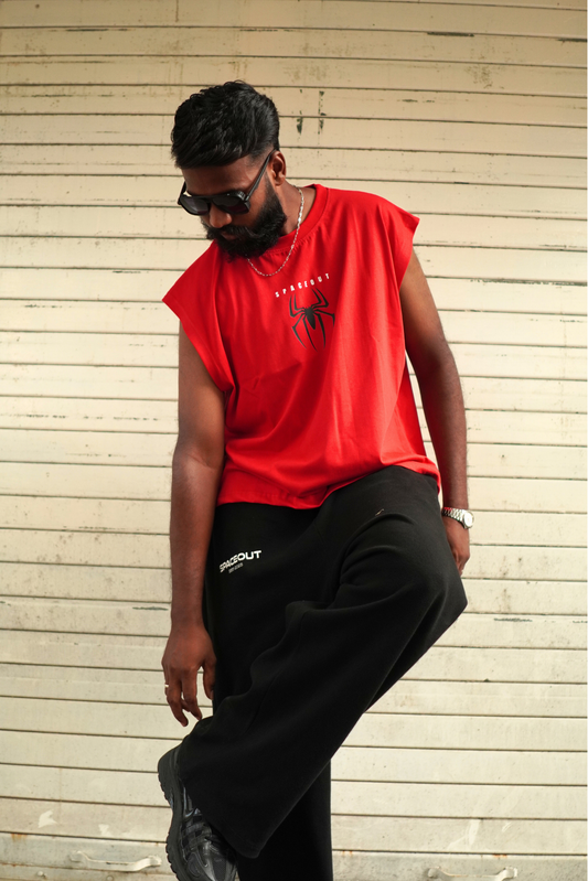 SPIDERMAN RED BOXY FIT