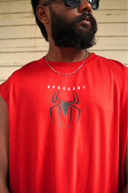 SPIDERMAN RED BOXY FIT