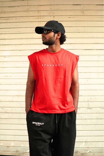 SPACEOUT RED BOXY FIT