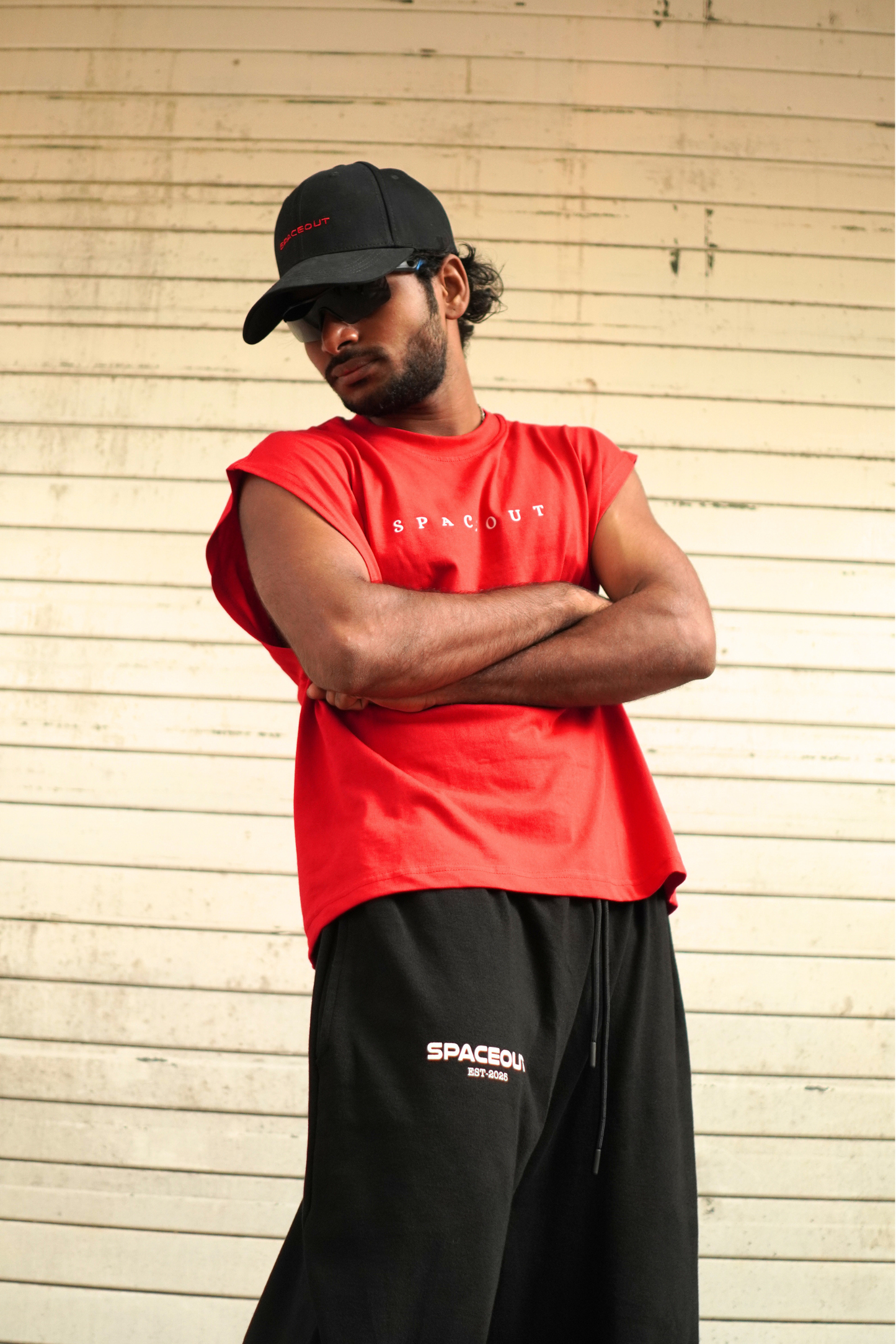 SPACEOUT RED BOXY FIT