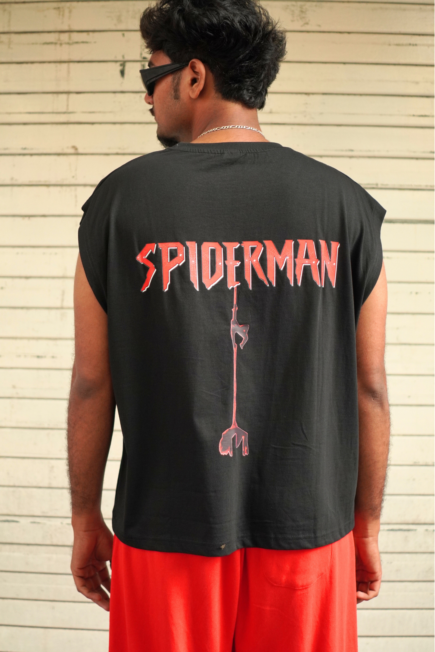SPIDERMAN BLACK BOXY FIT