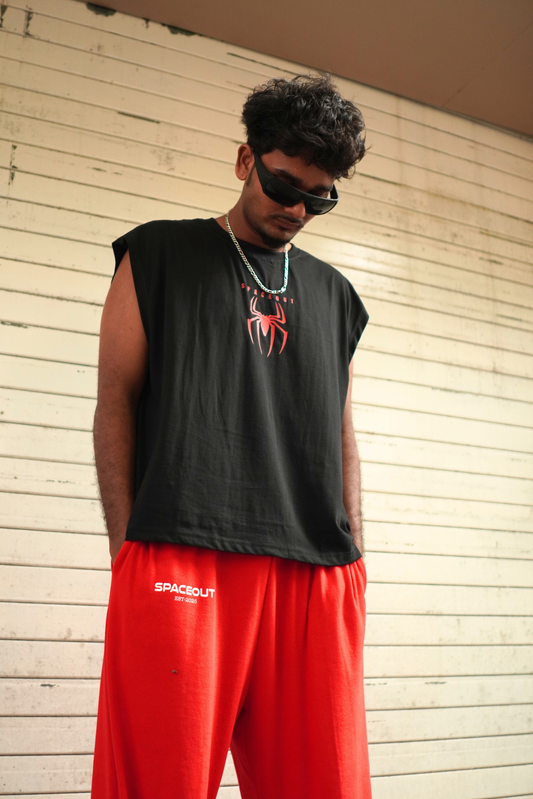 SPIDERMAN BLACK BOXY FIT