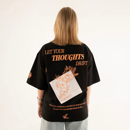 MEMORIES BLACK OVERSIZED HEAVYWEIGHT T-SHIRT