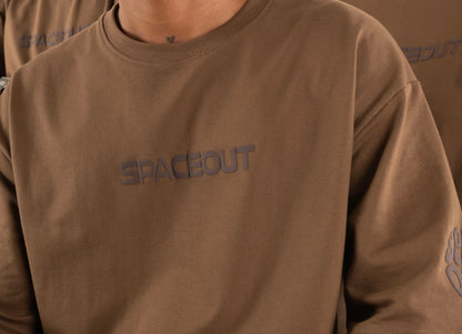 BASIC BROWN OVERSIZED HEAVYWEIGHT T-SHIRT
