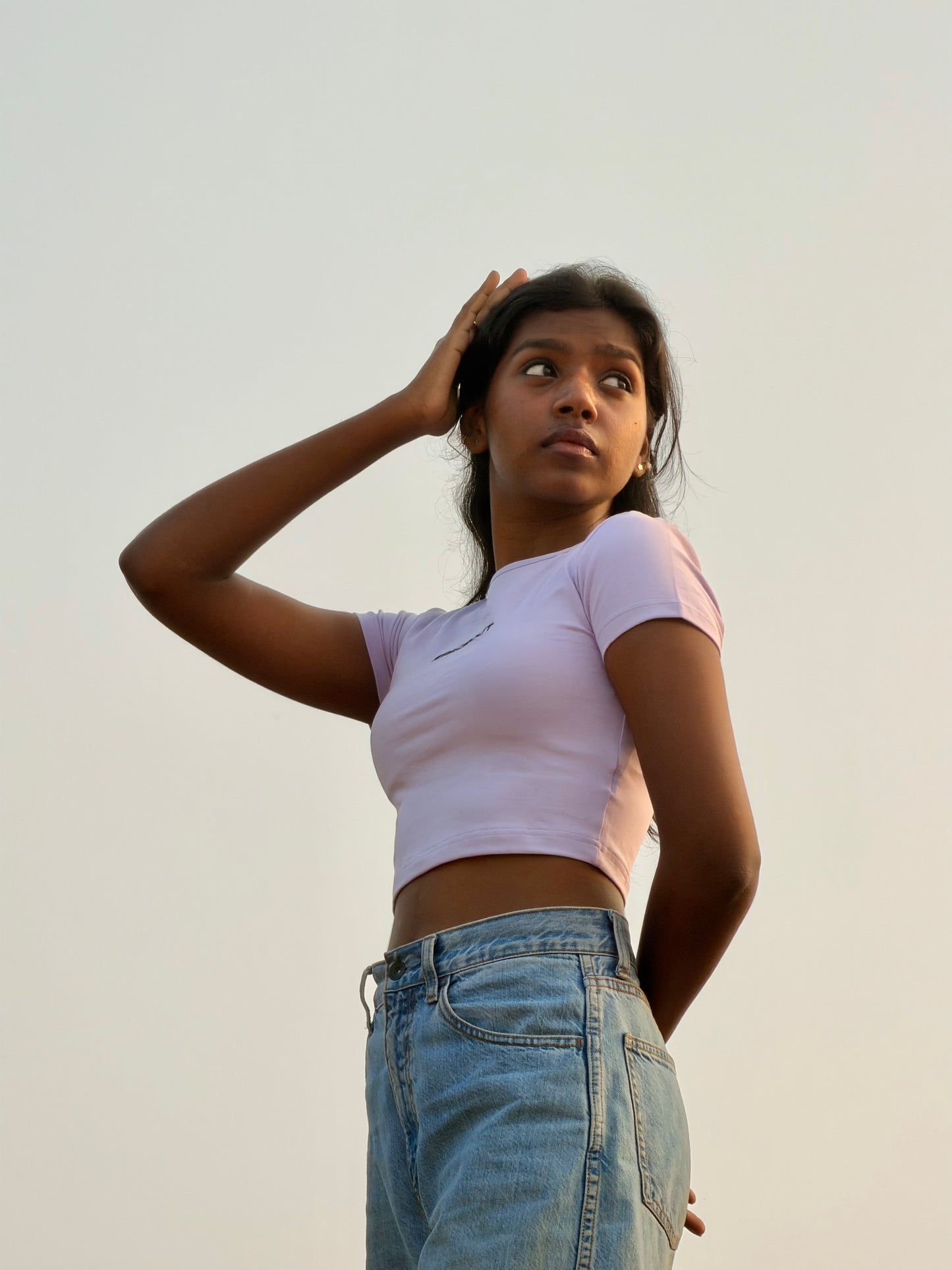LAVENDER BABY TEE