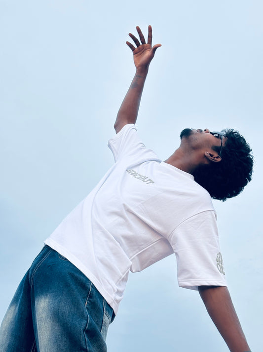 BASIC WHITE OVERSIZED HEAVYWEIGHT T-SHIRT